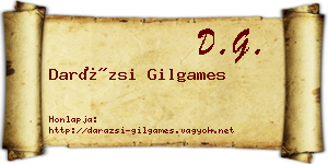 Darázsi Gilgames névjegykártya